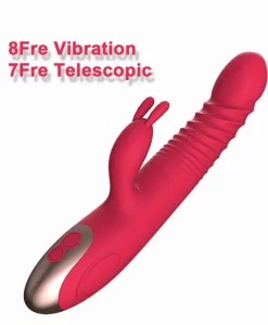 Thrusting, vibrating rabbit vibe