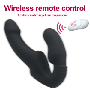 Silicone Strapless couple double dildo